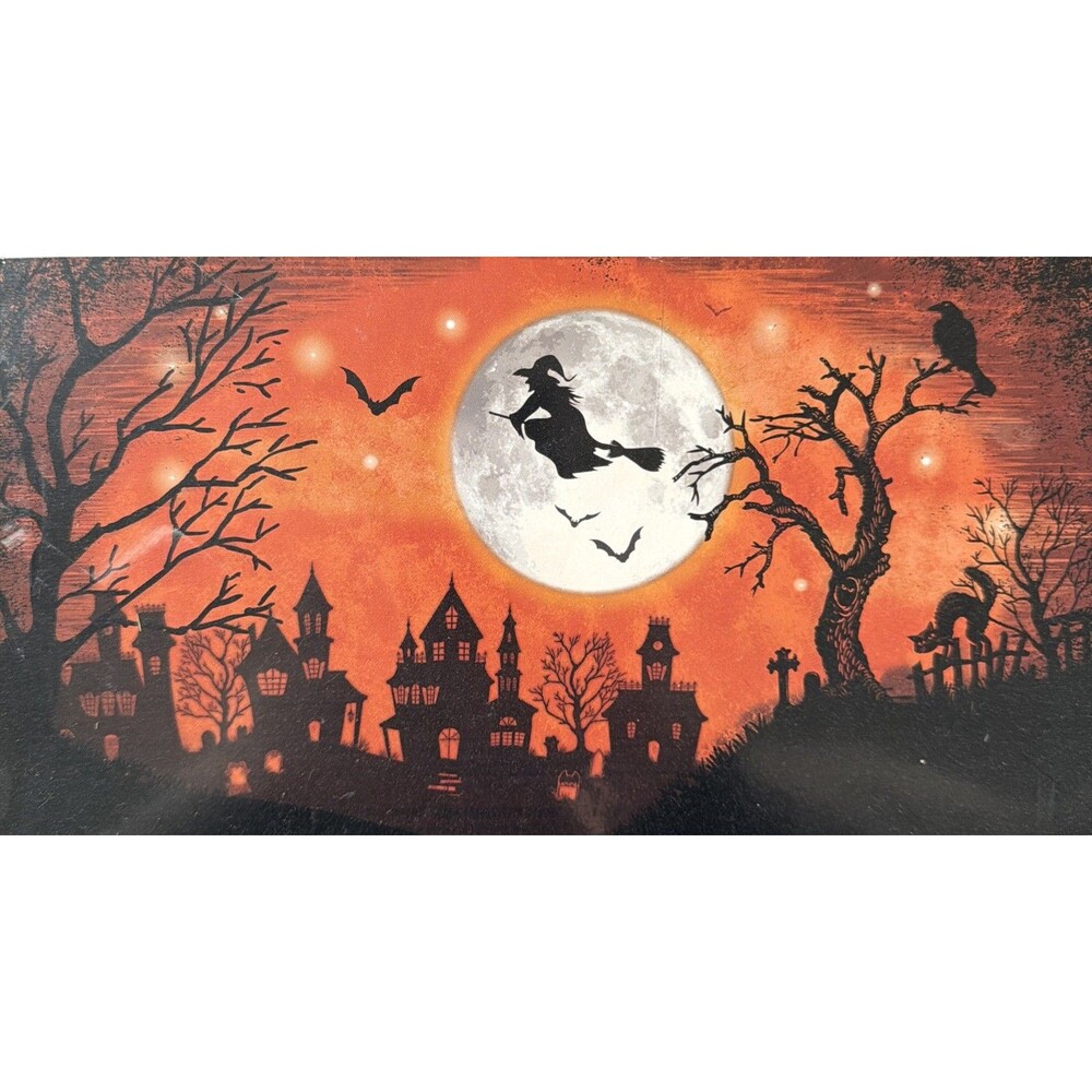 Halloween Night Scene Setters Add Ons Wall Decoration Haunted House Witch Party